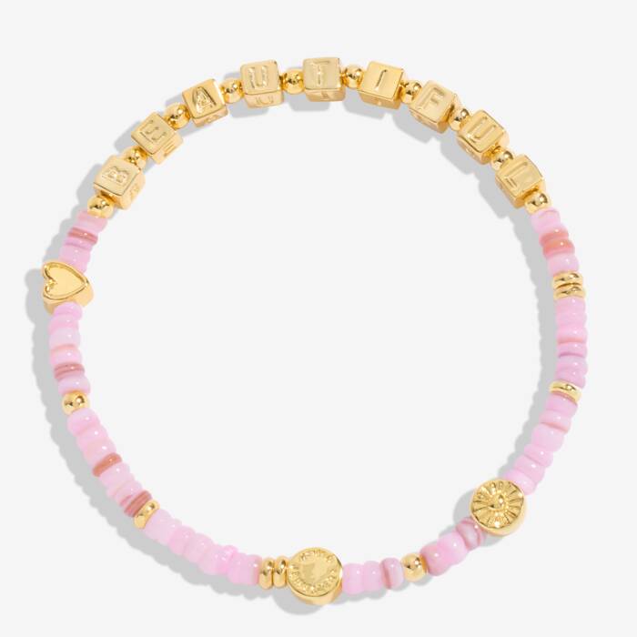 Joma Happy Little Moments Happy Birthday Beautiful Gold Bracelet