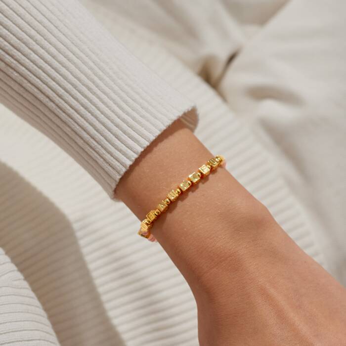 Joma Happy Little Moments Happy Birthday Beautiful Gold Bracelet