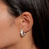 Joma Soul Shine Layered Silver Hoop Earrings