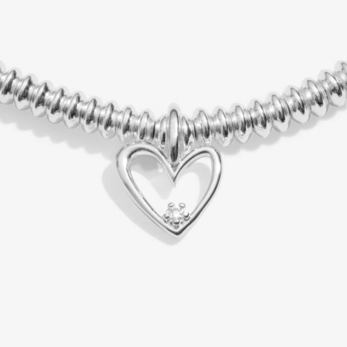 Joma Lab Grown Diamond A Little Happy Birthday Silver Bracelet