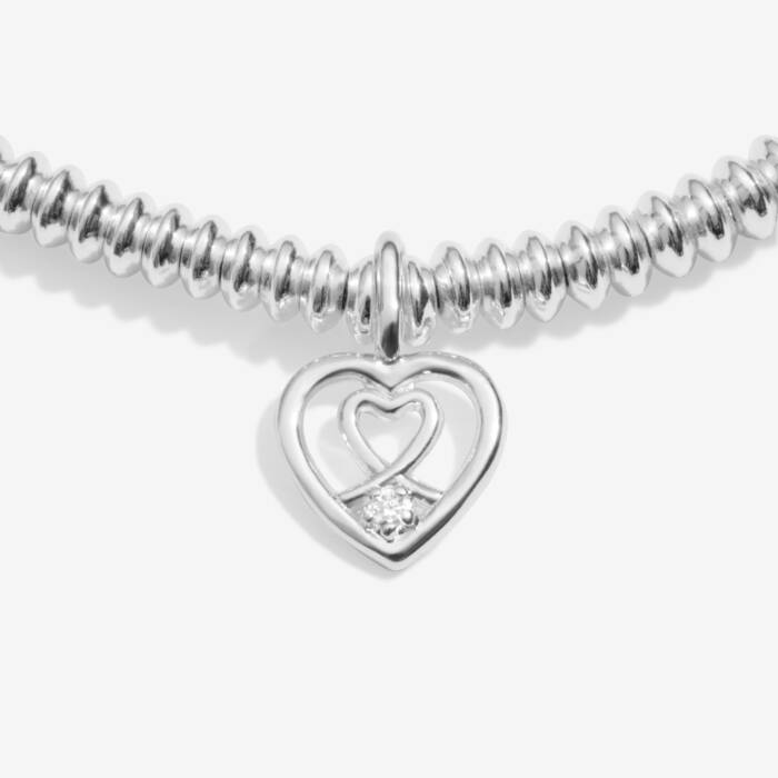 Joma Lab Grown Diamond A Little Wonderful Daughter Silver Bracelet