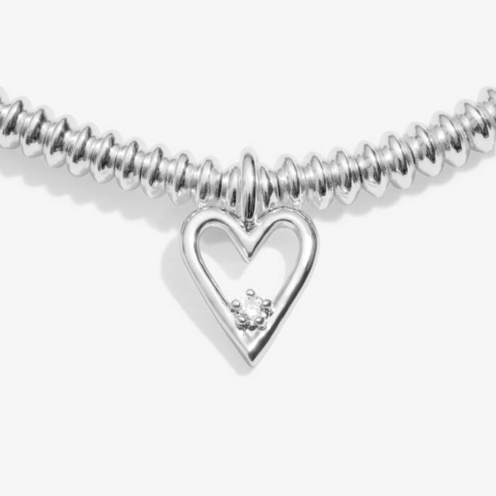 Joma Lab Grown Diamond A Little Happy 16th Birthday Silver Bracelet