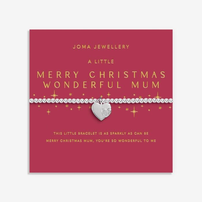 Joma Christmas A Little Merry Christmas Wonderful Mum  Bracelet