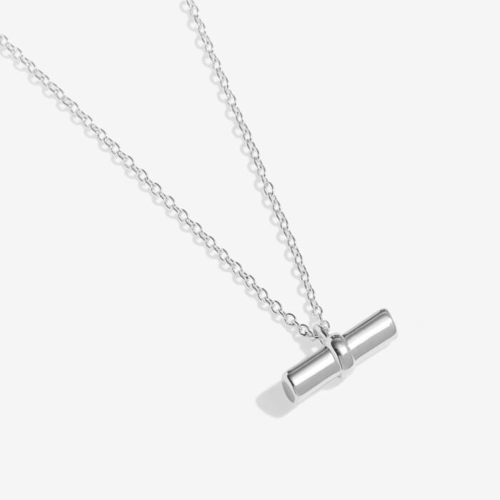 Joma Style Stories Heart T-Bar Necklace