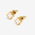 Joma Style Stories Mother Of Pearl Gold Earrings
