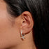 Joma Style Stories Heart T-Bar Hoop Earrings