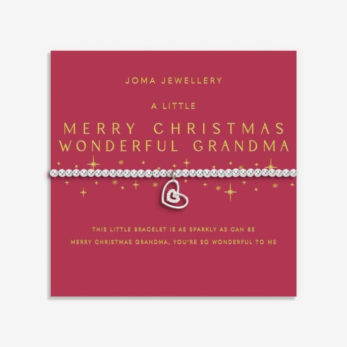 Joma Christmas A Little Merry Christmas Wonderful Grandma Bracelet
