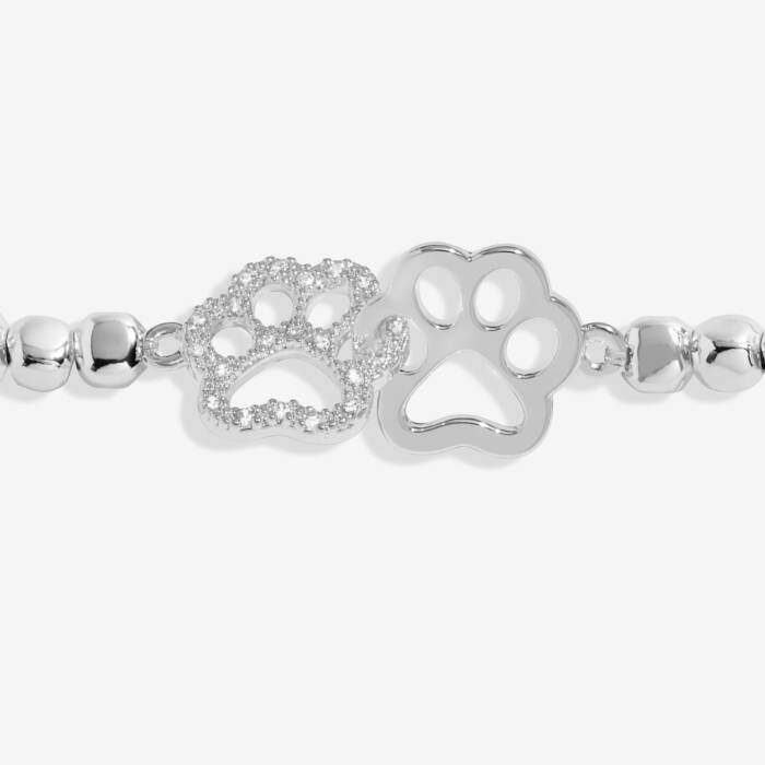 Joma Forever Yours Perfect Paw Print Silver Bracelet