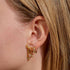 Joma Soul Shine Stack Bows Gold Set Of 2 Earrings