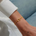 Joma Evermore Gold Linked Circles Bracelet