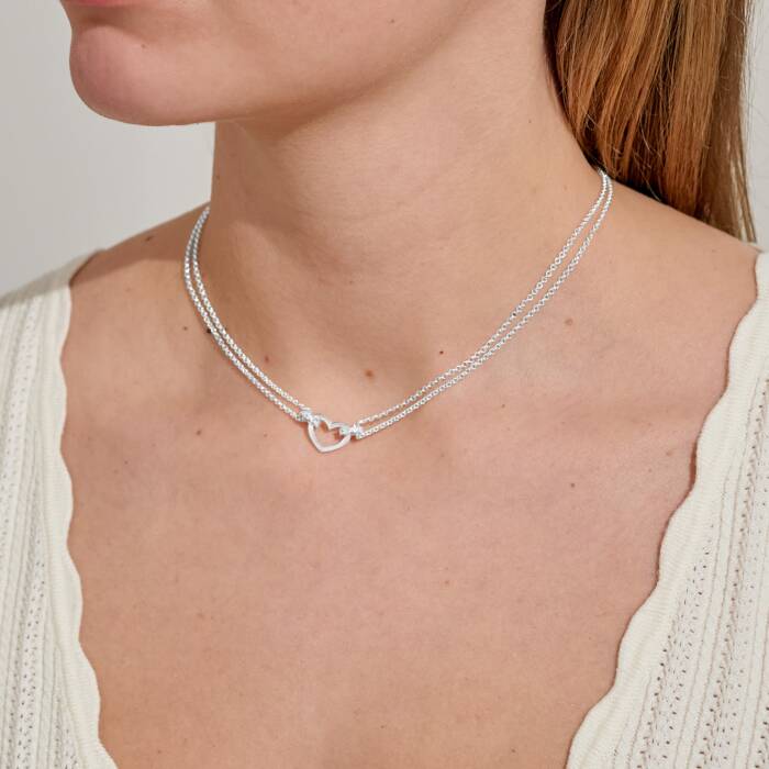 Joma Evermore Silver Heart Necklace