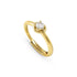 Nomination  Cosmic Love Heart Gold Ring