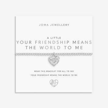 Joma A Little Your Friendship Means The World To Me Bracelet