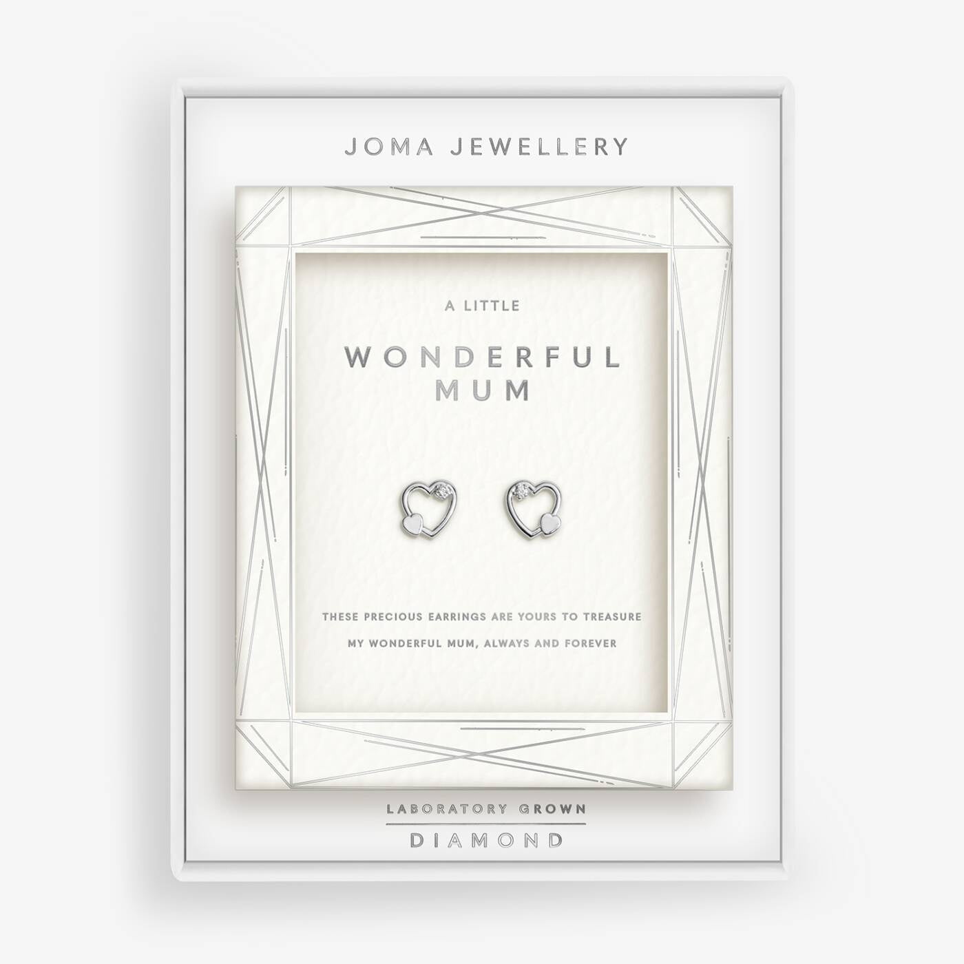 Joma Lab Grown Diamond Wonderful Mum Earrings