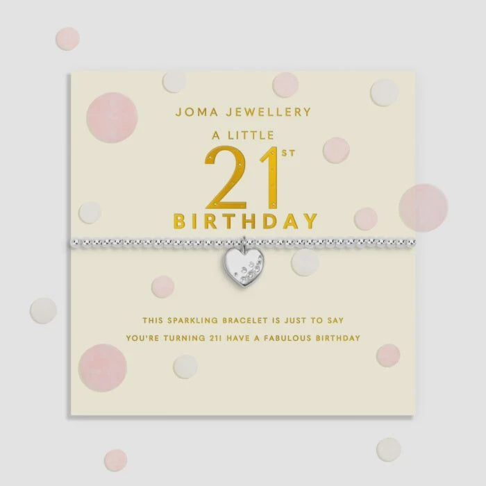 Joma Confetti A Little 21st Birthday Bracelet