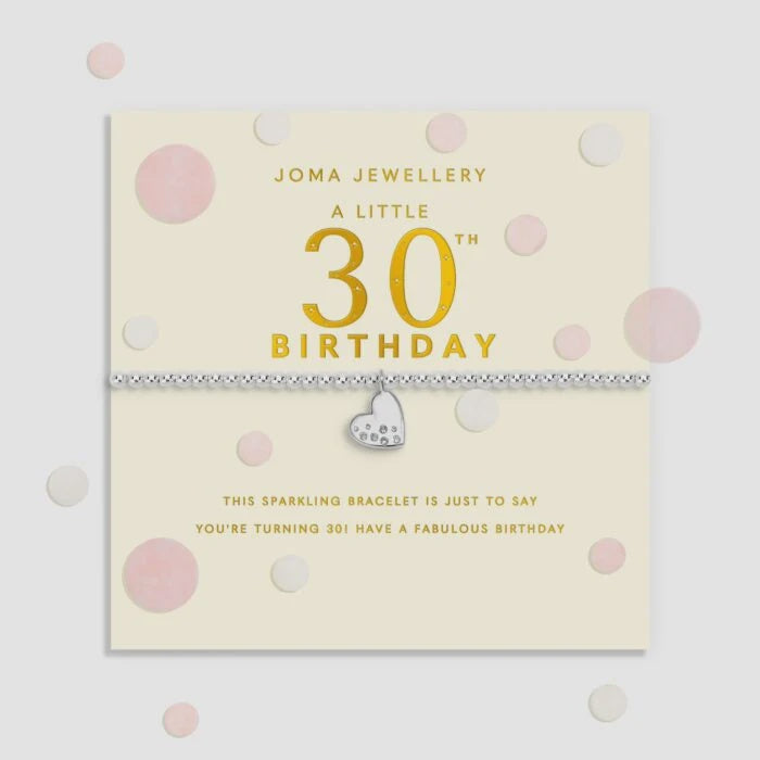 Joma Confetti A Little 30th Birthday Bracelet