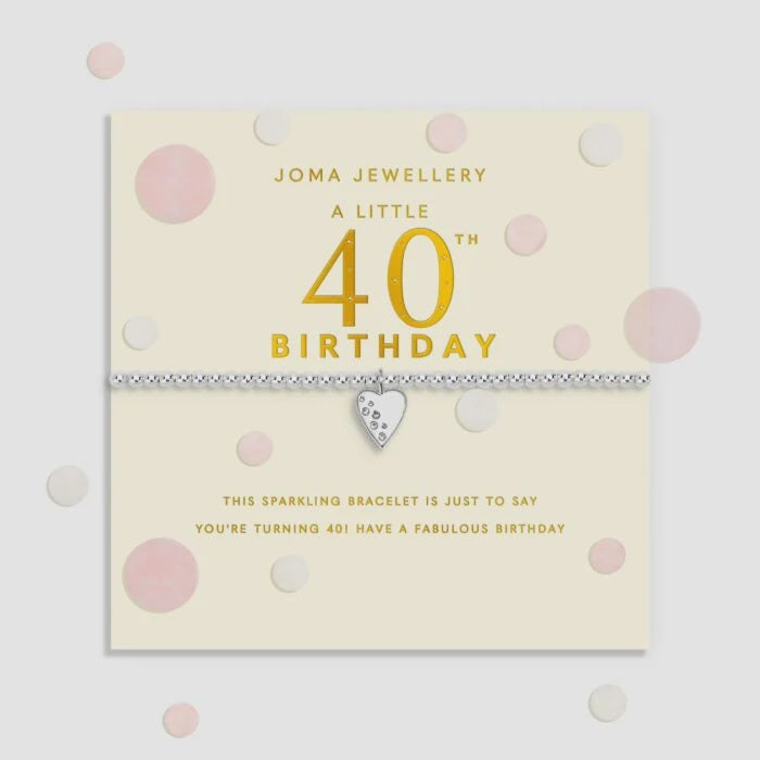 Joma Confetti A Little 40th Birthday Bracelet