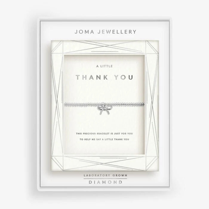 Joma Lab Grown Diamonds Thank You Bracelet