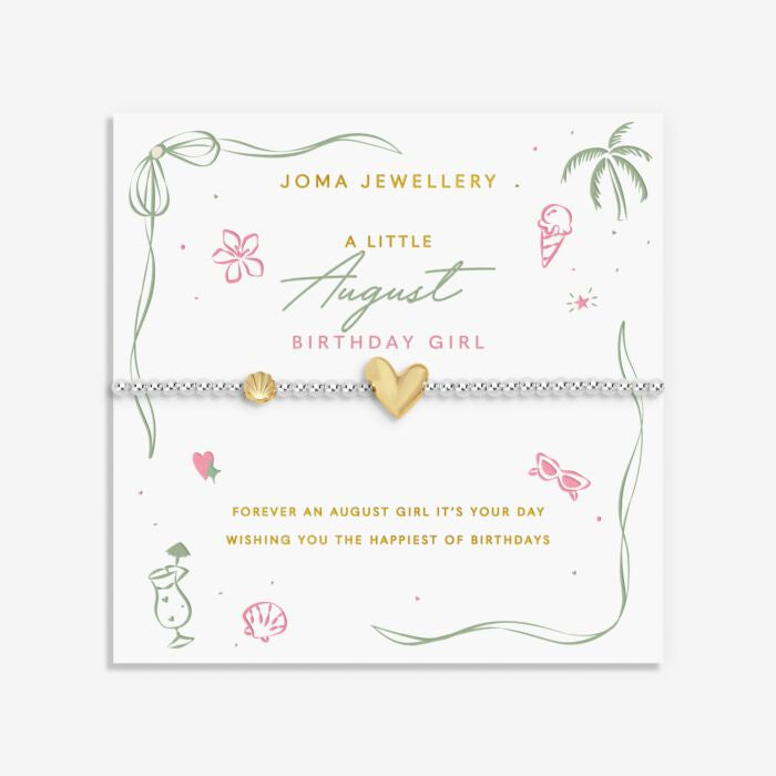 Joma A Little Birth Month August Bracelet