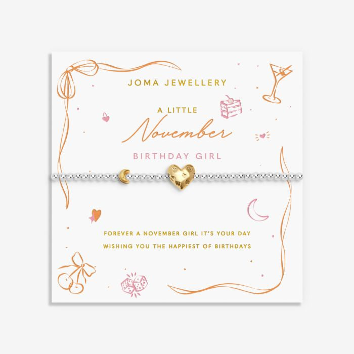 Joma A Little Birth Month November Bracelet