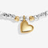 Joma Sparkle Confetti A Little Heart Of Gold Bracelet