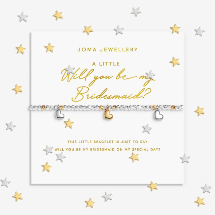 Joma Sparkle Confetti A Little Will You Be My Bridesmaid Bracelet