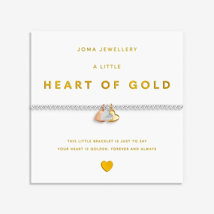 Joma A Little Charmed Moments Heart Of Gold Bracelet