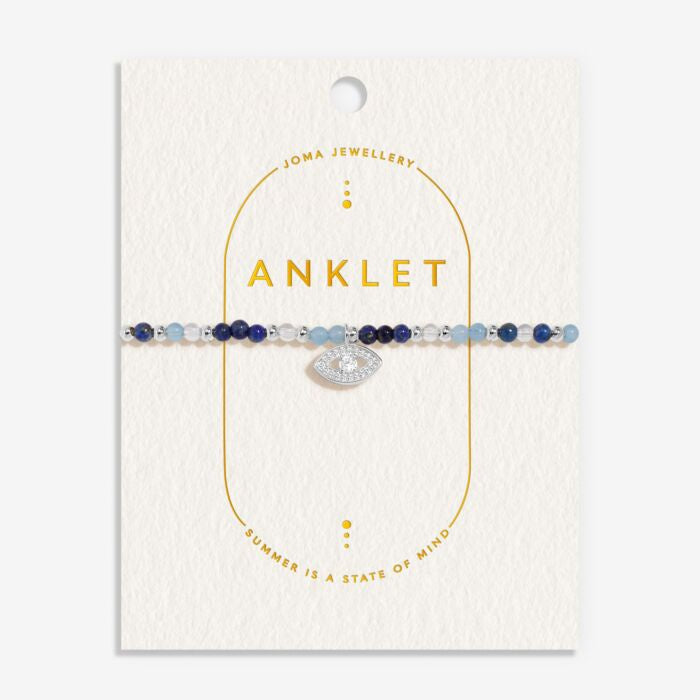 Joma Eye Silver Anklet