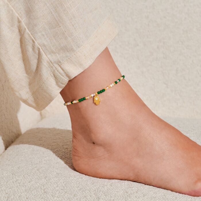 Joma Hand Gold Anklet