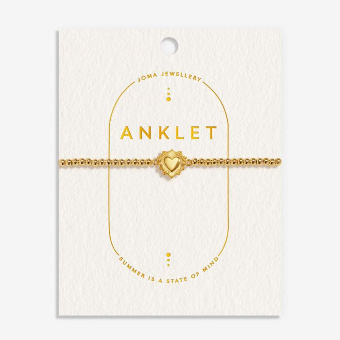 Joma Sunray Gold Anklet