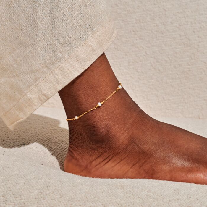 Joma Pearl Gold Anklet