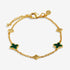 Joma Loved By You Green Clover Bracelet