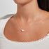 Joma Loved By You Pearl Heart Chain Necklace