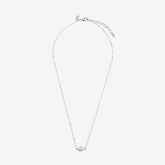 Joma Loved By You Pearl Heart Chain Necklace