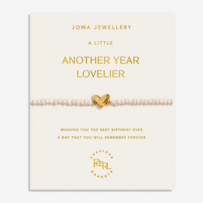 Joma Precious Moments Another Year Lovelier Gold Bracelet