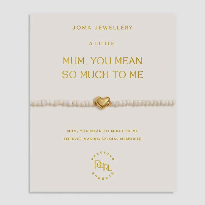 Joma Precious Moments Mum You Mean So Much To Me Gold Bracelet