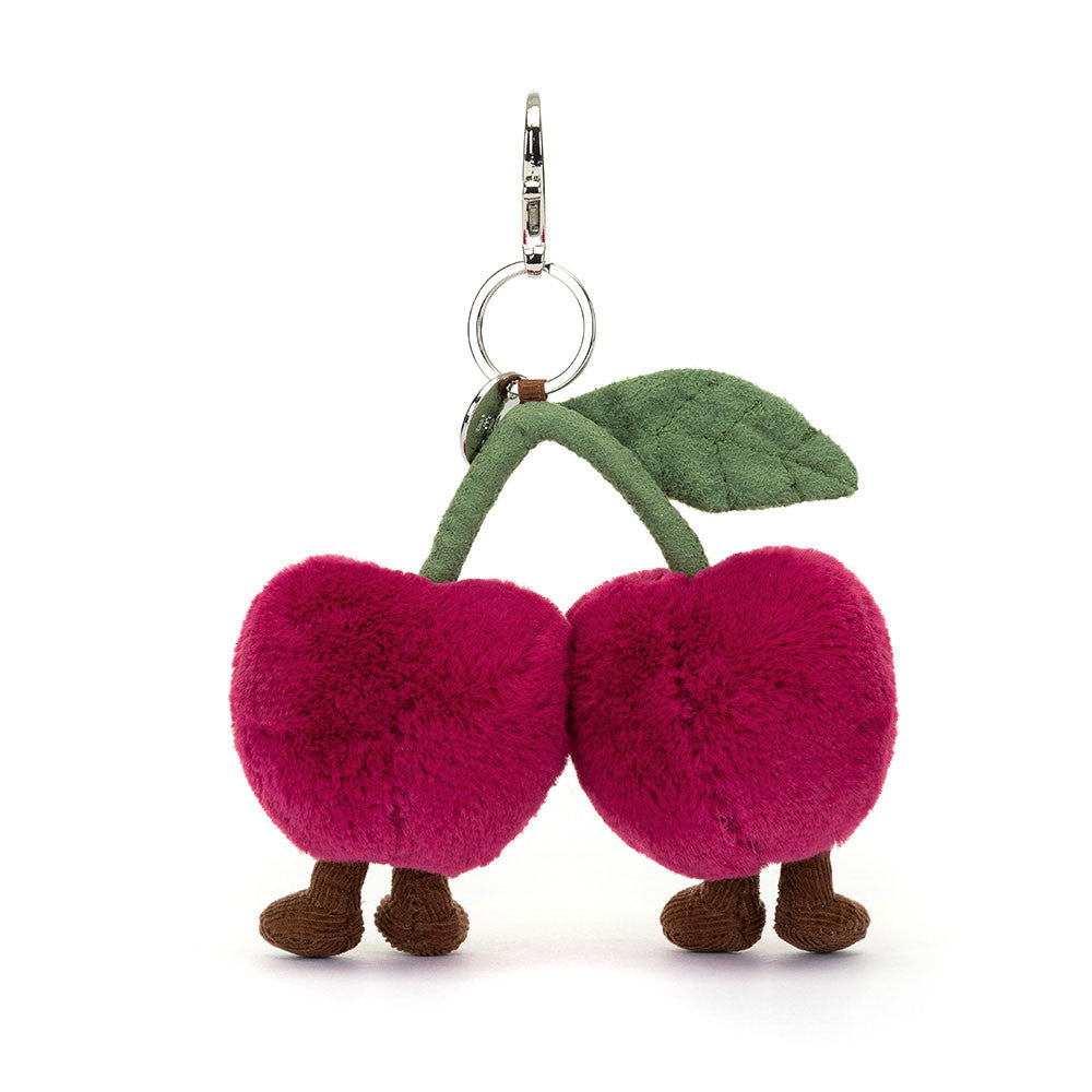 Jellycat Amuseables Cherries Bag Charm A4CHSBC