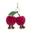 Jellycat Amuseables Cherries Bag Charm A4CHSBC