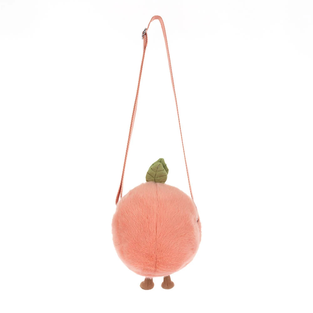 Jellycat Amuseables Peach Shoulder Bag A4PEACHB