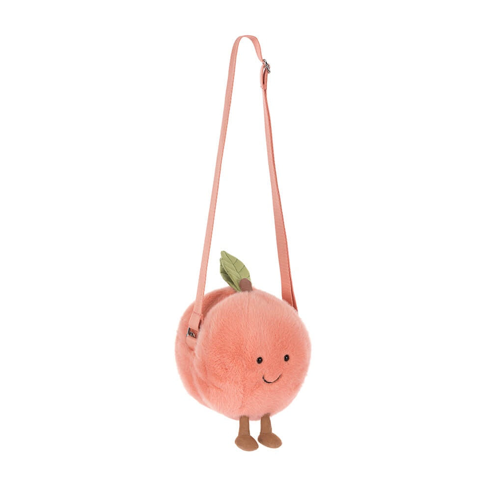 Jellycat Amuseables Peach Shoulder Bag A4PEACHB