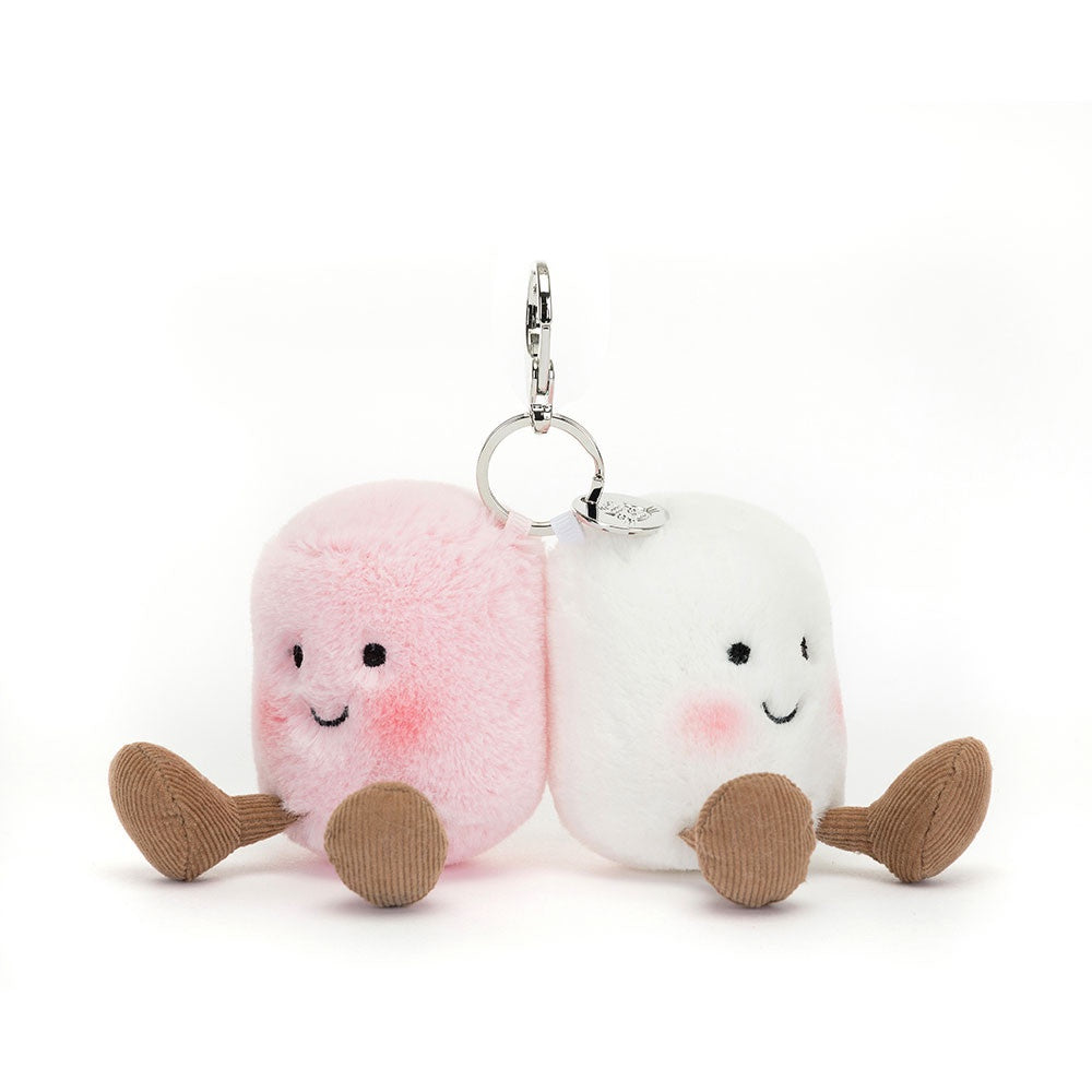 Jellycat Amuseables Pair of Marshmallows Bag Charm APM4BC