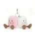 Jellycat Amuseables Pair of Marshmallows Bag Charm APM4BC