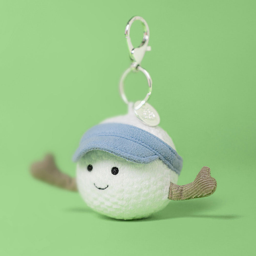 Jellycat Amuseables Sports Golf Bag Charm AS4GBC