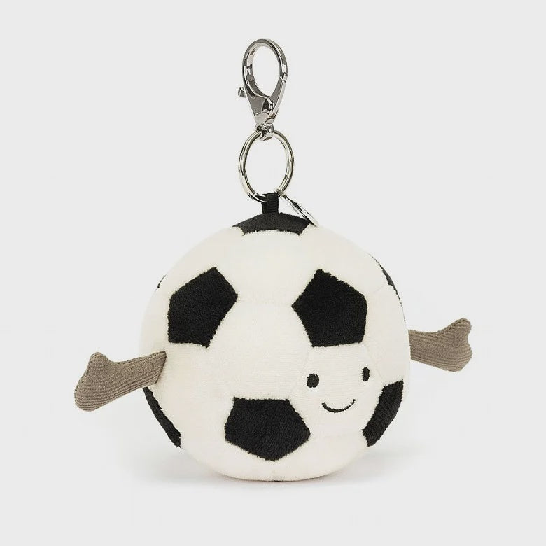 Jellycat Amuseables Sports Football Bag Charm AS4UKFBC