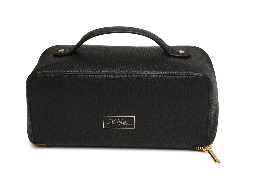 Alice Wheeler Train Case Black