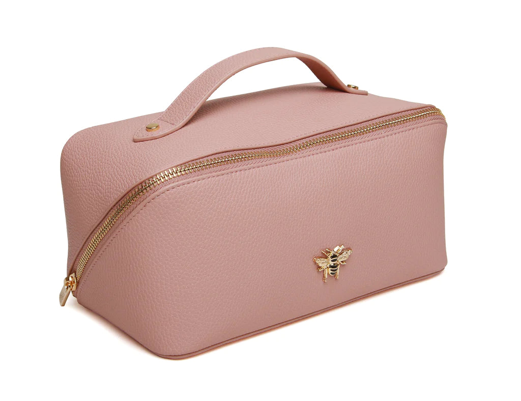 Alice Wheeler Train Case Pink