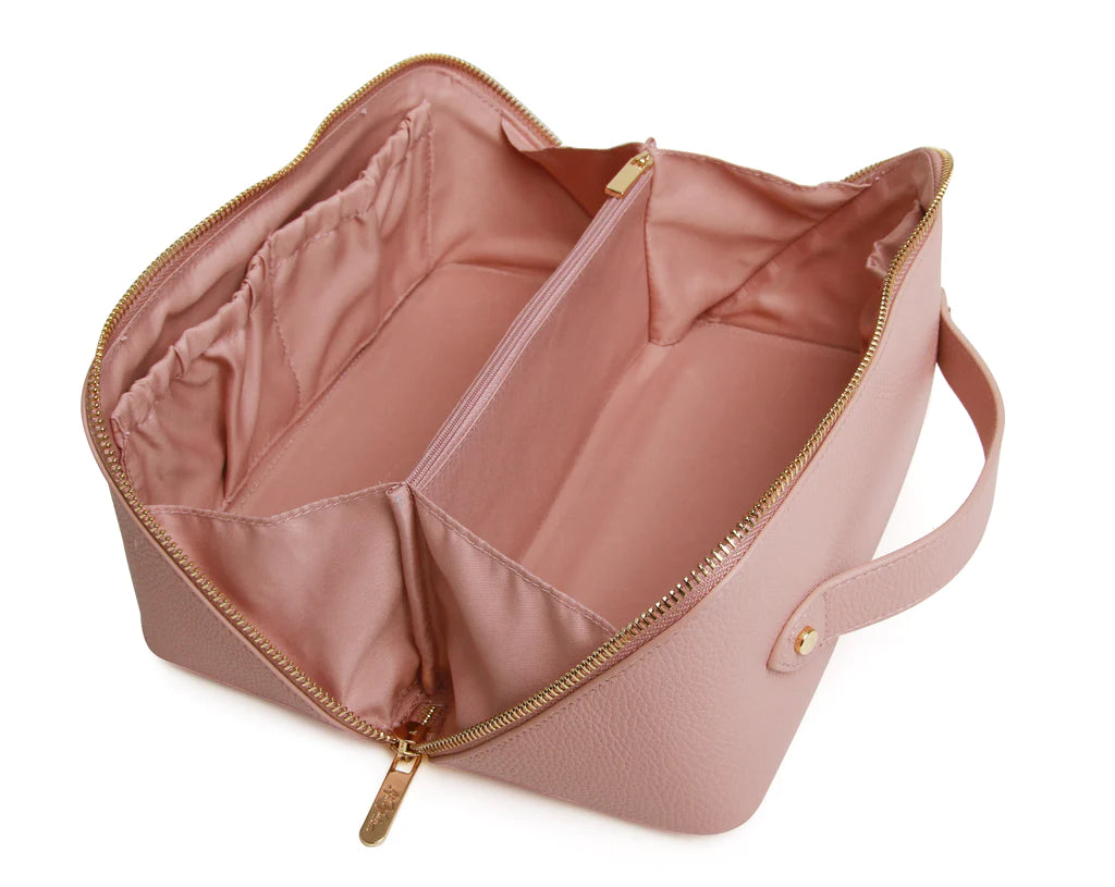 Alice Wheeler Train Case Pink