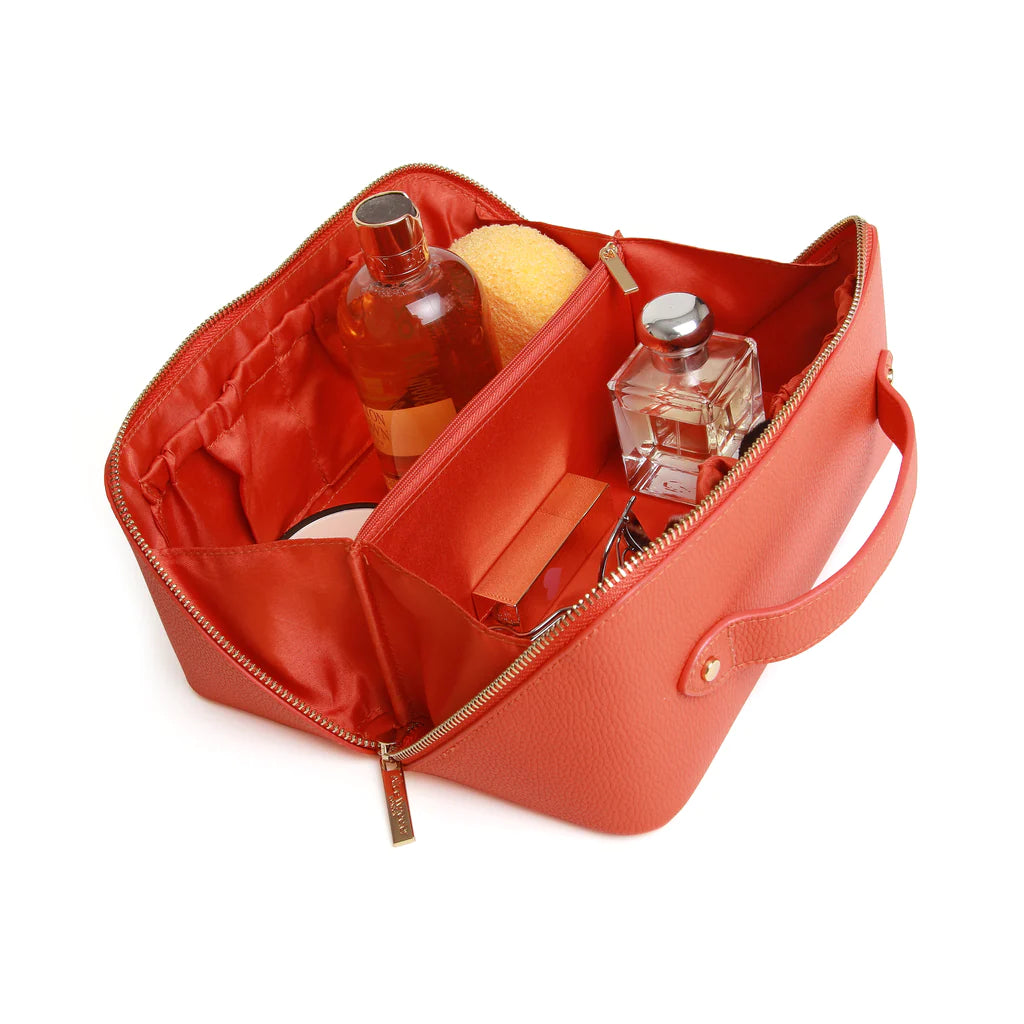 Alice Wheeler Train Case Orange