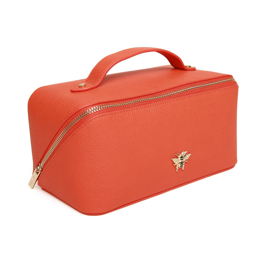 Alice Wheeler Train Case Orange