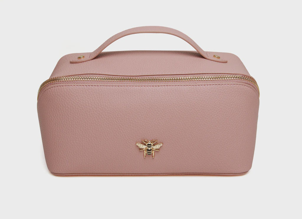 Alice Wheeler Mini Train Case Pink